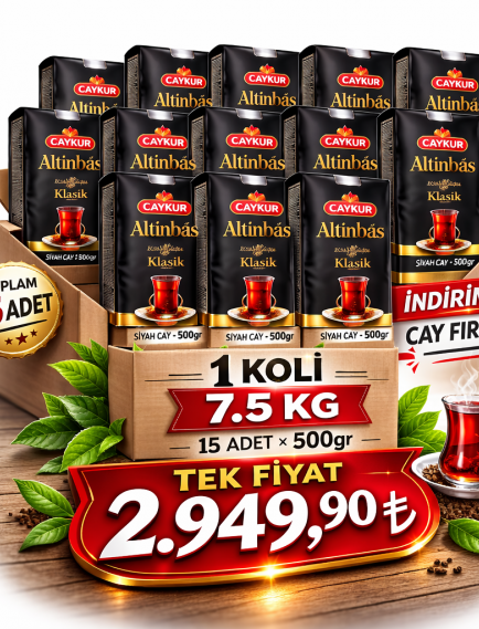 Çaykur Altınbaş 500gr-15 Adet