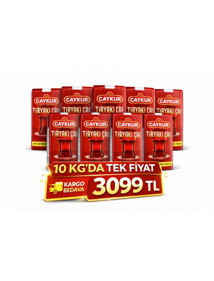 Çaykur Tiryaki 1000gr 10 Adet Koli